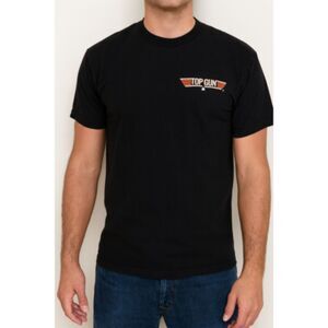 Top Gun T-Shirt Adult Small Movie Classic Logo Navy Blue Chipper